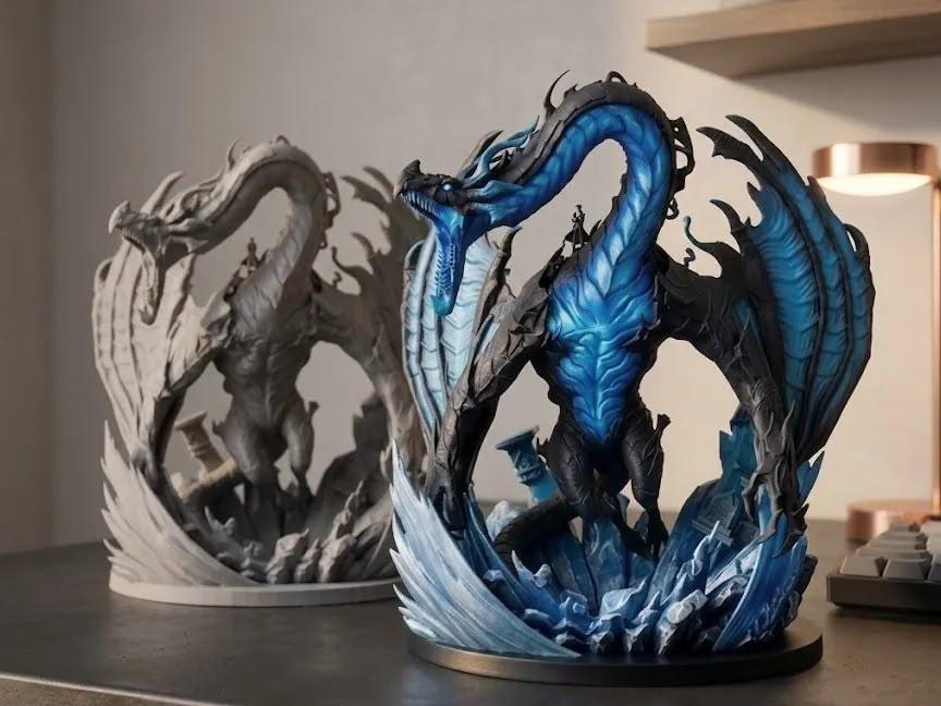 Vaeloth, o Dragão do Gelo Eterno